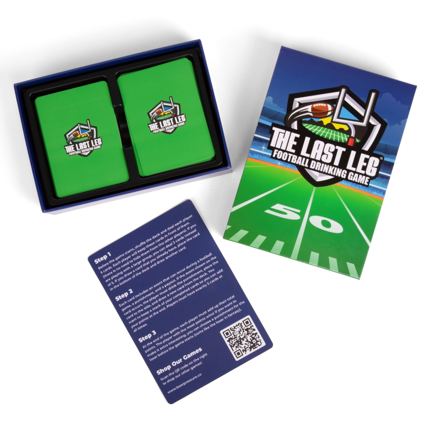 The Last Leg - Football Drinking Game. Perfect for Game Days, Tailgates, Parties, and Pre Games.