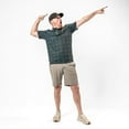 thumbnail image 6 of Bogey Bros Men's 4 Way Stretch Short Sleeve Golf Polo Shirt (Large, Whale Tail - Snake Skin), 6 of 6