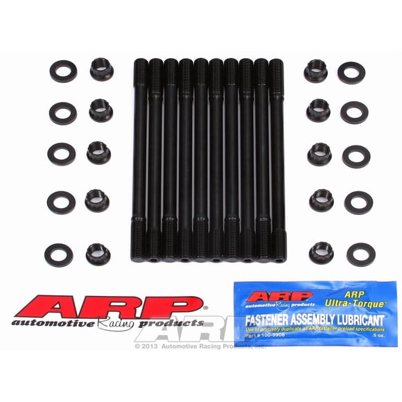 Fits 1994-2001 Acura Integra ARP Auto Racing Cylinder Head Stud 208-4303 For Use With Acura VTEC; 12 Point Nuts With Undercut Studs; Black Oxide; Chrome Moly