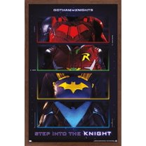 DC Comics Gotham Knights - Chest Emblems Wall Poster, 22.375" x 34" Framed