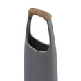thumbnail image 6 of Bloomingville Small Stoneware Vase with Rattan Wrapped Top Handle, Grey, 6 of 7