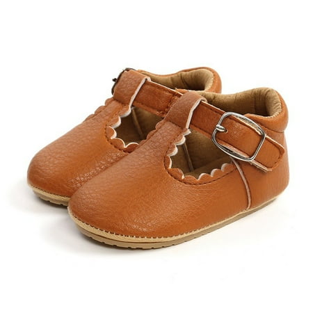 

Baby Boys Girls Oxford Shoes PU Leather Soft Rubber Sole Sneakers Anti-Slip Toddler Ankle Boots Infant Walking Moccasins