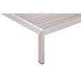 thumbnail image 2 of Pemberly Row Table Basse Moderne en Aluminium 12x32 Pouces, Fini Gris, 2 of 2