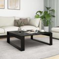 thumbnail image 1 of vidaXL Coffee Table Black 100x100x35 cm Engineered Wood, 1 of 4