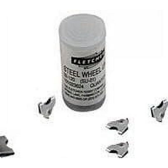 Fletcher Glass Cutting Wheel Metal Tube - General Purpose Glass Cutter - 10 Wheels