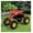 Red, variant on Garden Cart with Tool Tray - Heavy Duty Rolling Garden Seat - Outdoor Work Cart - 330lbs Capacity - Red/Green
