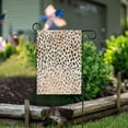 thumbnail image 6 of Plain Cheetah Glitter Print Garden Flag House Banner 12" x 18" Double Sided Outdoor Yard Decoration, 6 of 6