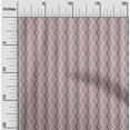 thumbnail image 2 of oneOone Cotton Poplin Maroon Fabric Geometric Sewing Craft Projects Fabric Prints By Yard 56 Inch Wide, 2 of 5