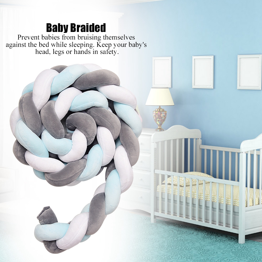 braided crib bumper walmart