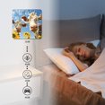 thumbnail image 4 of 12 Inch Wall Clock Battery Operated Silent Clock Decorative for Office, Kitchen, Outdoor, Living Room，Brown Cow Sunflower Elegant, 4 of 4