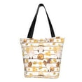 thumbnail image 2 of Kdxio Cute Bee Gnome Women Reusable Grocery Bags Foldable Ripstop,Reusable Shopping Bags for Shopping,Gym,Gift, 2 of 7