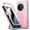 Pink/Clear, variant on Poetic Revolution Case for Oneplus 11 , Heavy Duty Full Body Cover with Kickstand, Black