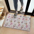 thumbnail image 2 of Pink Halloween Ghosts Door Rugs,Washable Non Slip Door Mats Indoor,Decorative Door Mats,Entry Mat Indoor for Entrance,Bedroom,Kitchen,Bathroom,16"x24", 2 of 6