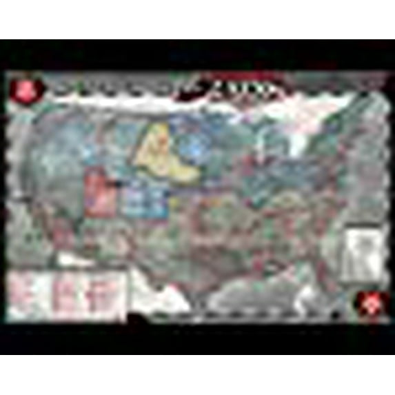 Deadlands Noir Map: New Orleans/Hexaco (Savage Worlds, S2P10703)