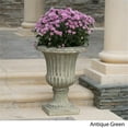 thumbnail image 6 of Noble House Antique Outdoor Cast Stone Roman Urn Planter in Green, 6 of 7