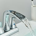 thumbnail image 5 of Zovajonia Bathtub Faucet Set 3-Hole Waterfall Bathroom Sink Faucet Wall Mounted Tub Filler Polished Chrome, 5 of 7