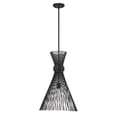 thumbnail image 2 of Longfellow 1-Light Pendant in Matte Black, 2 of 5