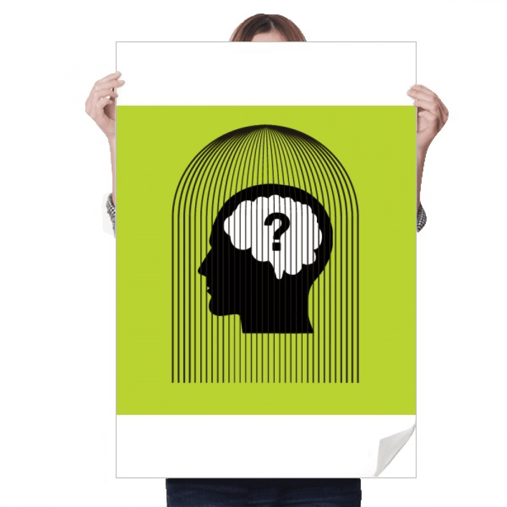 Confinement Thinking Imprisonment Sticker Decoration Poster Playbill Wallpaper Window Decal