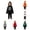 Black, variant on Childrens Grinning Face Print & Trousers Role Play Set for Boys Dress Up Party Holiday Outdoor School Ensemble,18-24 Months,Black