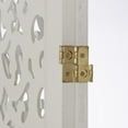 thumbnail image 5 of Legacy Decor Modern Room Divider 3 Panel Solid Wood White Decorative Cutouts Foldable 48 in x 67 in, 5 of 6