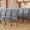 Charcoal Gray Fabric/Silver Vein Frame, variant on Emma + Oliver Eggplant Church Chair 18.5 in. Wide