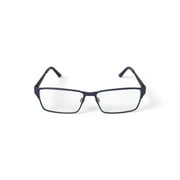 Phat Farm Men’s HV705 Square Prescription Eyeglasses with Case, Navy
