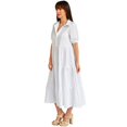 thumbnail image 2 of Vestido casual Roman Fashion Juvenil 595 Blanco G Roman Fashion, 2 of 6