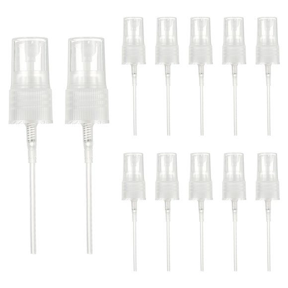 Uxcell Fine Mist Spray Top, Spray Bottle Nozzle Sprayer Top Replacement, for Essential Oil Hair Care Home Beauty Clear for 18 Caliber