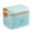 X1_Blue L, variant on Ikeay Medicine Box, Portable Clear Plastic Storage Container Box with Handle Lock, Storage Containers