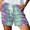 Light Green, variant on BUWTTER Pants for Women Beach Scale Printed Board Shorts Swim Trunks Drawstring Elastic Wasit Summer Casaul Vacation Womens Slacks Light Green L