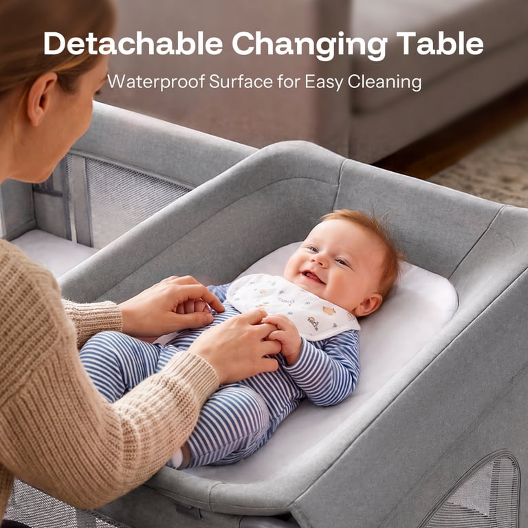 5-in-1 Pack and Play with Bassinet and Changing Table photo 4