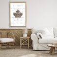 thumbnail image 2 of Stupell Industries Canada History Maple Leaf Gold Framed Floater Canvas Wall Art design by Lil' Rue, 31 x 21, 2 of 9