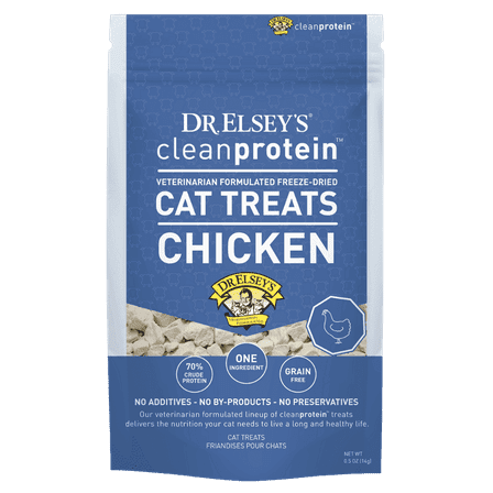 Dr. Elsey's® Freeze-Dried Chicken Flavor Soft Treats for Cats, 0.5 oz Pouch