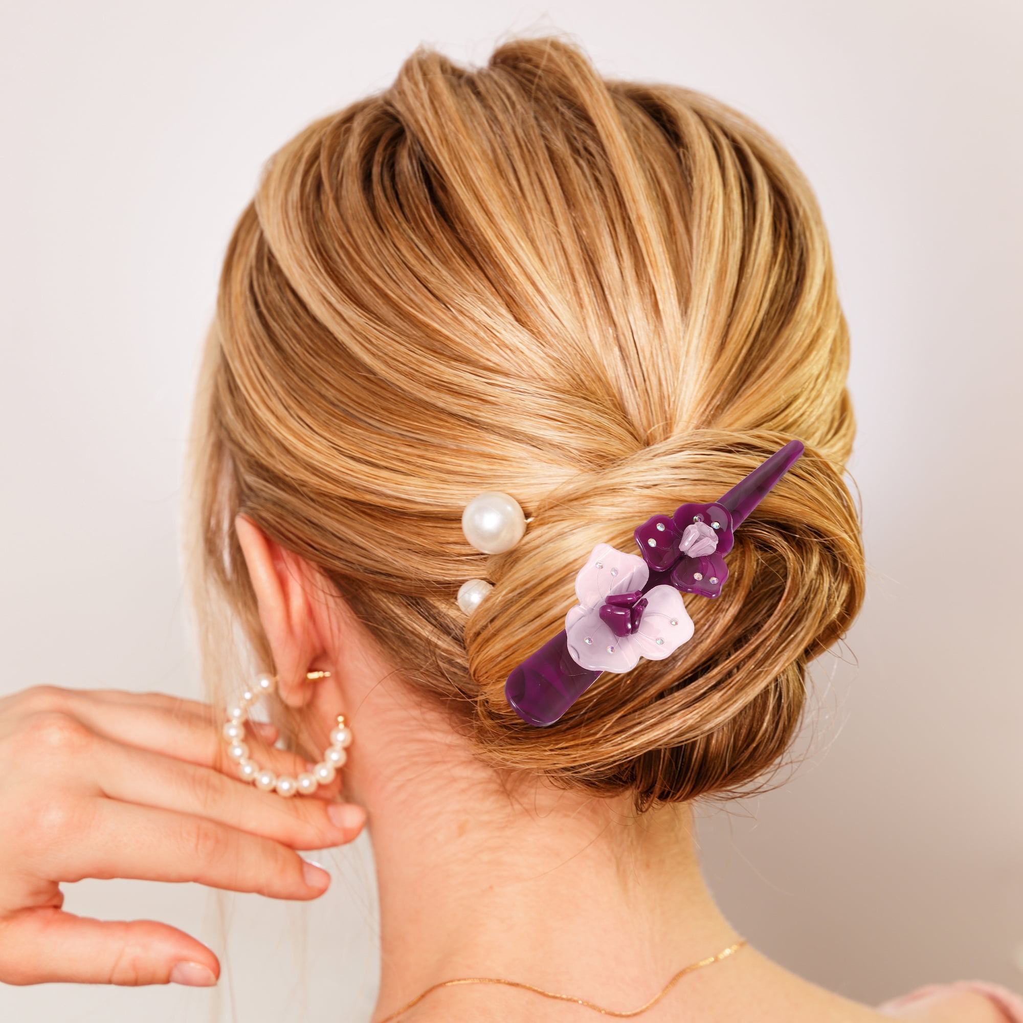 NOMADIC NOOK Women's Metal Long Duckbill Hair Clips 6 Pcs 5.31"x1.57"x1.18"