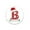 B, variant on Wovilon 3.15" DIY Wooden Christmas Ornaments 26 Letters Wood Slices Circles for Crafts Round Centerpieces Discs Holiday Hanging Decorations - B
