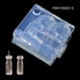thumbnail image 2 of Handmade Mini Hollow Milk Bottles Cup Straw Silicone Resin Molds Craft Tools, 2 of 3