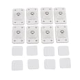 thumbnail image 1 of Adhesive Casters, 360 Degree Rotation Paste Universal Wheel Sturdy  For Trash Bin White,Black, 1 of 8