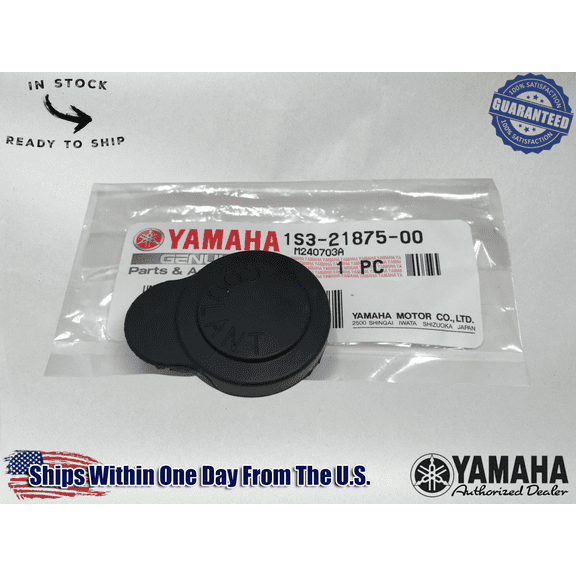 Genuine OEM Yamaha Radiator Coolant Overflow Coolant Cap 1S3-21875-00-00