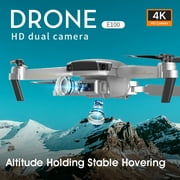 E100 FPV Drone HD 4K Dual Camera With WIFI RC Foldable Quadcopter