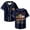 Navy, variant on Oscar Maydon Tour 2025 Merch Baseball Jersey Shirt V-Neck Women Men Short Sleeve Streetwear Clothes