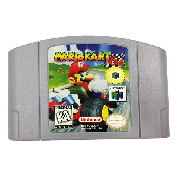Para N64 Nintend Tarjetas De Juego Marioed Kart Versión Estadounidense N64 Inglés Nintendo 64 Videojuegos Cartuchos N64 Consola Marlo Part RPXW