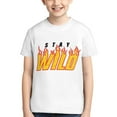 thumbnail image 3 of Ben Azelart Stay Wild Kids T-Shirt 3d Printed Graphic T-Shirts Boys And Girls Short Sleeve Shirts For Youth Kids X-Small, 3 of 7