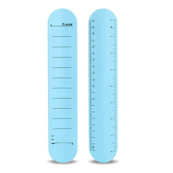 Wearable Nurse Notepad Wristbands, 2 Pack Silicone Reminder Bracelet Write on Memo,Blu y8419