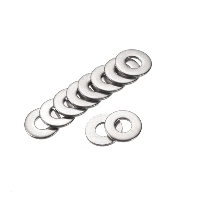 Unique Bargains #6 Rondelle Plate en Acier Inoxydable 304 pour Vis Boulon 100 Pcs