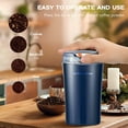 thumbnail image 3 of ZEPARO Herb Grinder,Spice Grinder,Coffee Grinder,150 W Electric Herb Grinder with Stainless Steel Blade and Cleaning Brush,Compact Size Electric Grinder for Herb Spices Coffee Nuts Seeds,Etc., 3 of 7