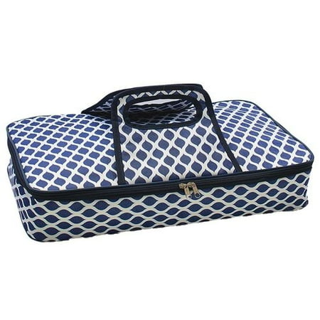 Lattice Print Insulated Casserole Carrier