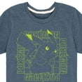 thumbnail image 3 of Pokémon - Pikachu Neon Battle Mode - Youth Short Sleeve Graphic T- Shirt, 3 of 5