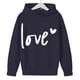 thumbnail image 3 of Sudadera con capucha y estampado de corazón de San Valentín, sudadera de manga larga para niños y niñas, chaqueta para niñas de talla mediana y grande., 3 of 7