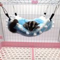 thumbnail image 4 of Hamaca Cálida para Jaula de mascotas ANGGREK Cama Colgante de Felpa Lavable a Máquina, 4 of 8