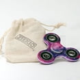 thumbnail image 2 of Fidget Spinner - Classic PVC in Designer Prints - With Brushed Steel Bearing (Galaxy), 2 of 3